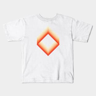 Abstract Diamond Gradient 3 Kids T-Shirt